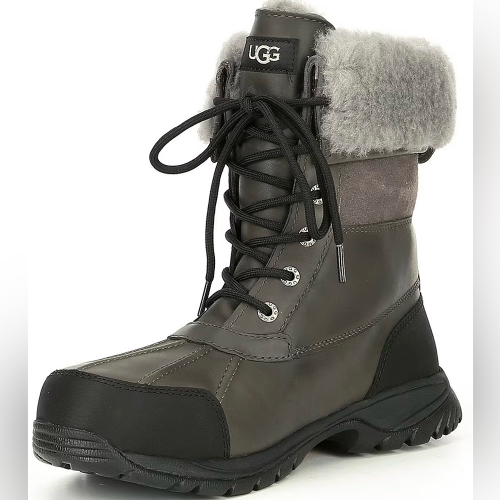 UGG Butte Waterproof Leather Cold Weather Boot size 9 NWOT